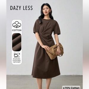 Brown Midi Dress
